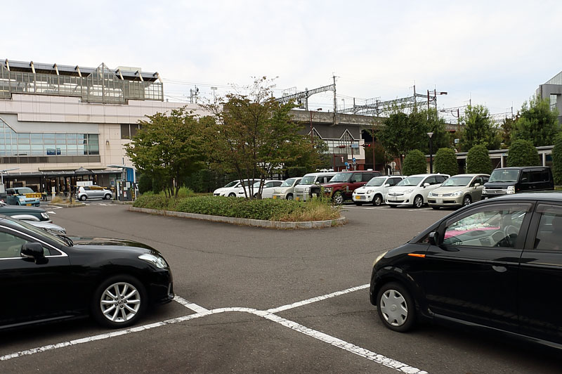 岐阜駅加納口駐車場の全景