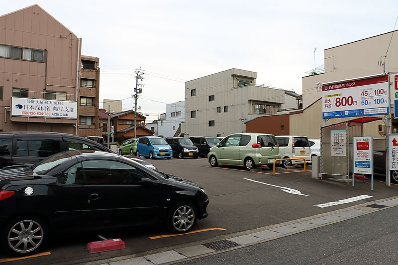 駐車場内の様子