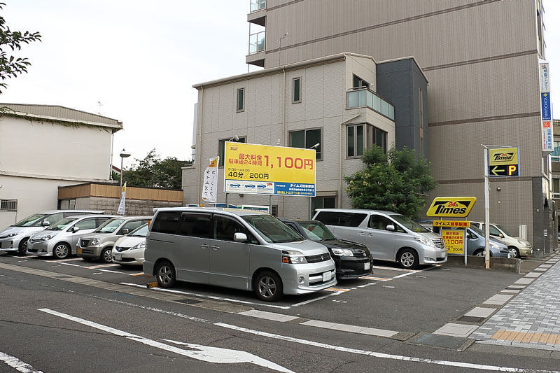 駐車場内の空きスペースの状況