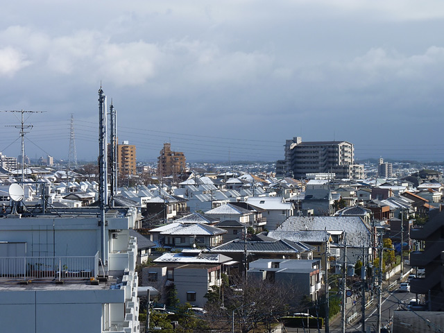 緑区の雪景色