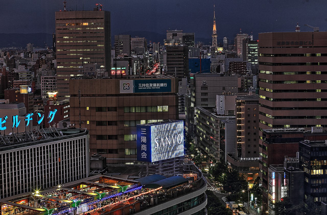 名駅の夜景