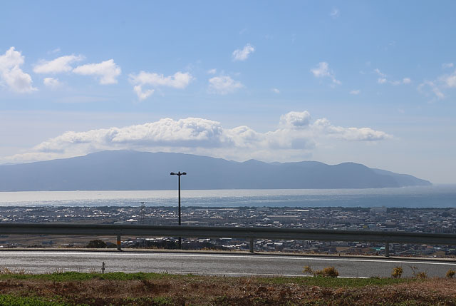 沼津市と駿河湾が一望できます