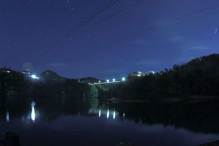 恵那峡ワンダーランドと星空