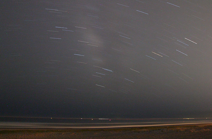 赤羽根ロングビーチの星空