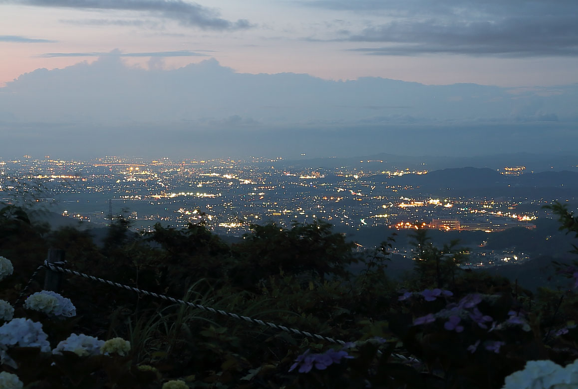 蒲郡市の夕景