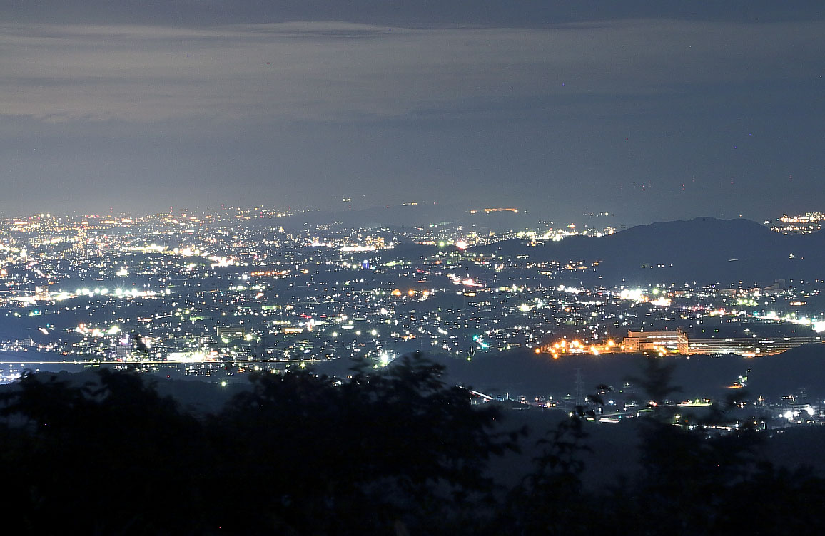 北側の夜景