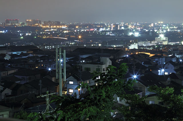 展望塔からの夜景（南西）