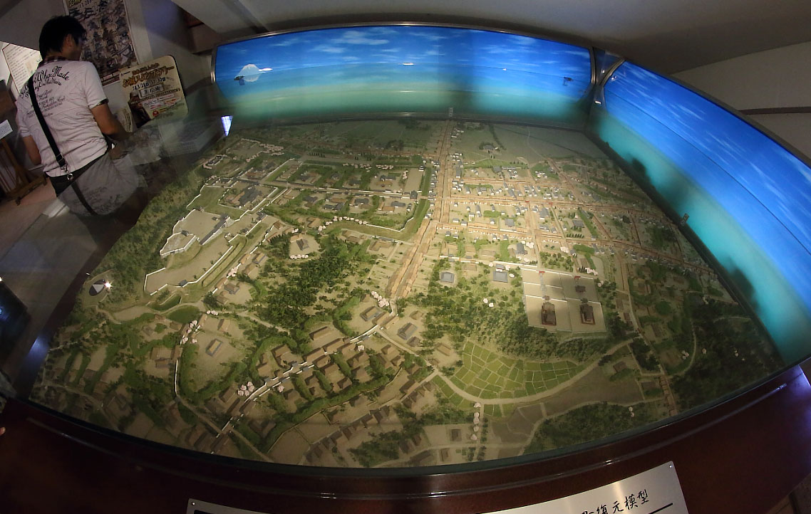 浜松城下町復元模型
