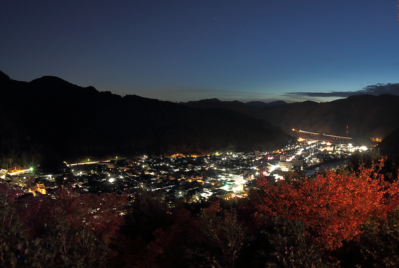 郡上八幡の夜景