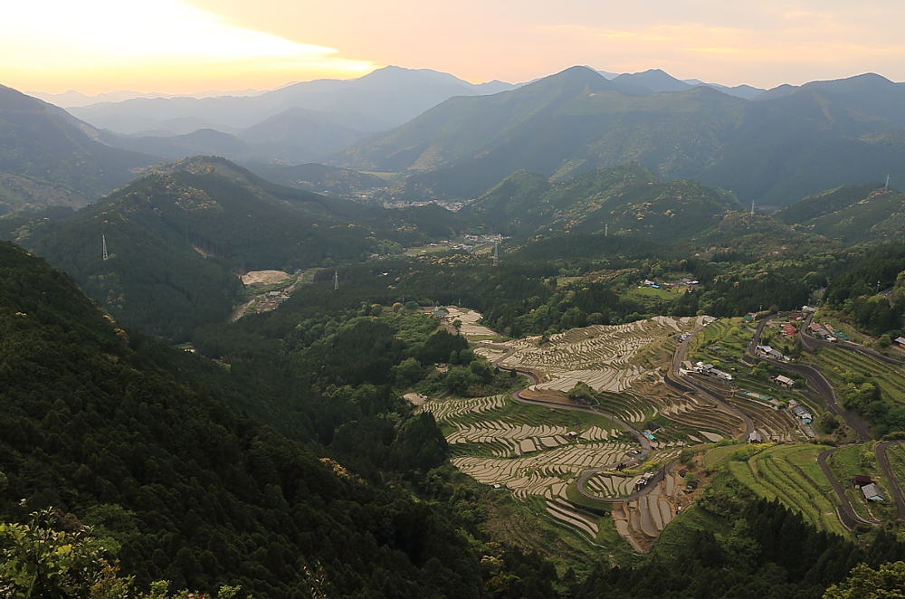 通り峠 丸山千枚田展望台