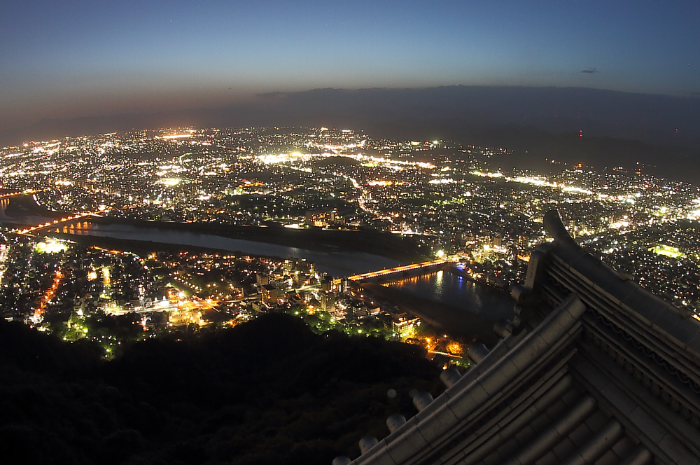 岐阜城パノラマ夜景