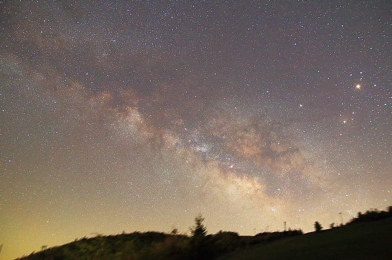 茶臼山高原の天の川15mm