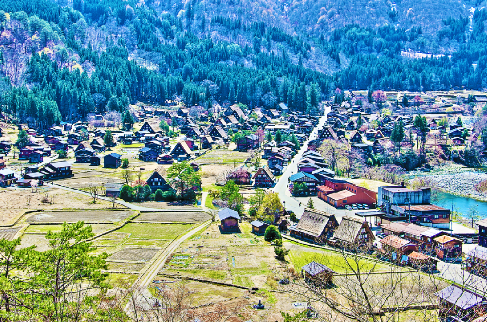 雛見沢村（城山天守閣展望台）