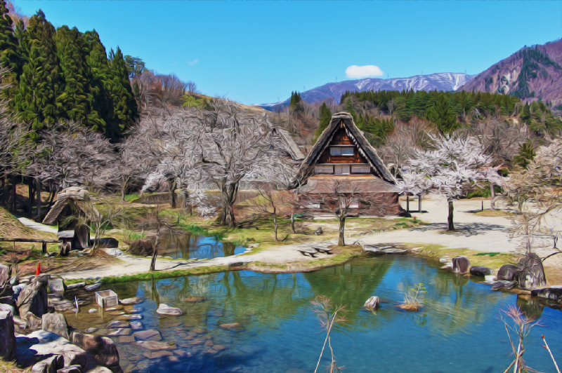 園崎家の庭園