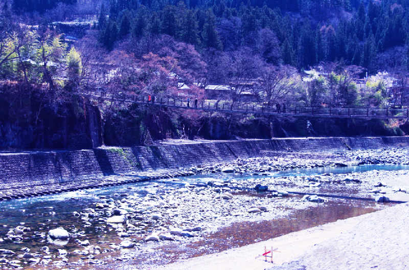 綿流しのモデルになった川