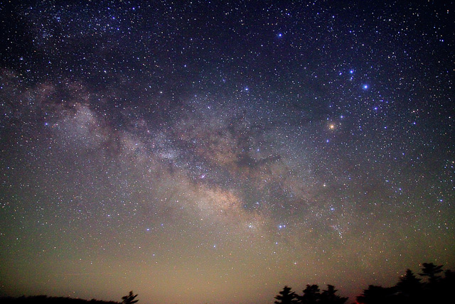 さそり座と天の川