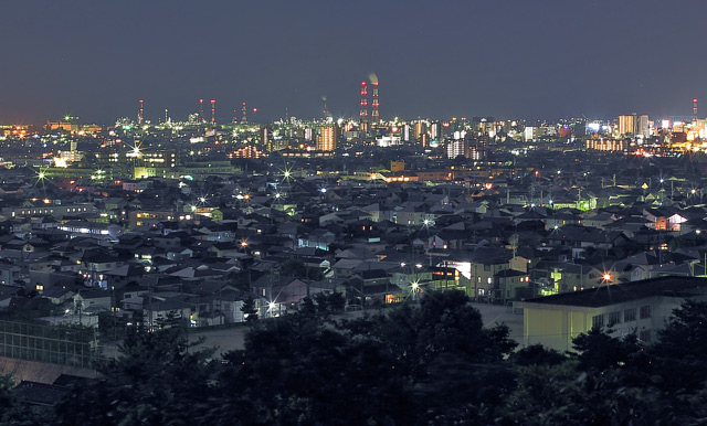 四日市の夜景