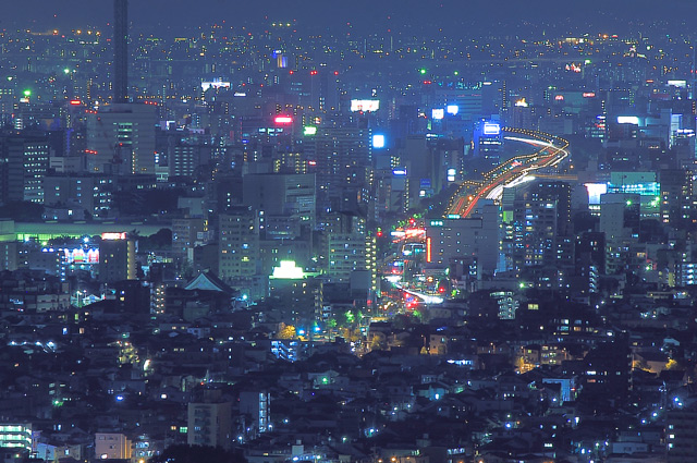 名古屋市栄の夜景