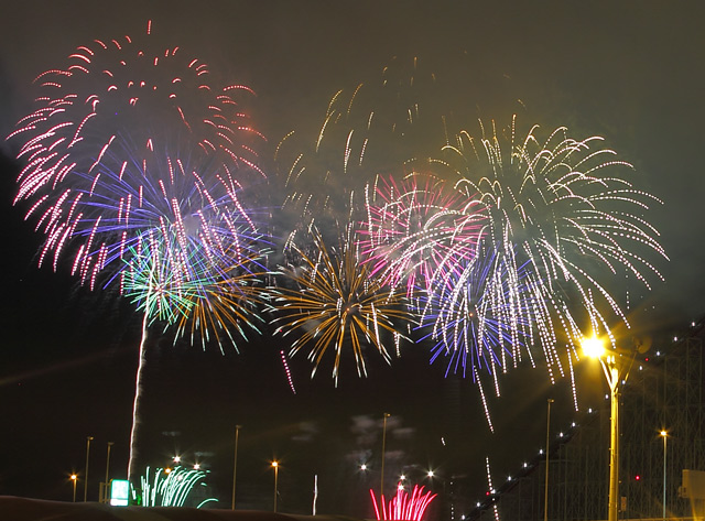 長島スパーランドの花火