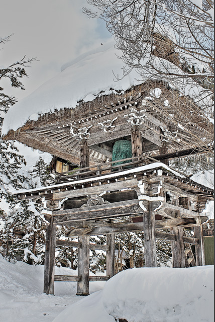 明善寺の鐘桜門庫裡