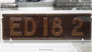 電気機関車ED18-2銘板