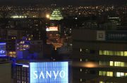 名古屋城と夜景