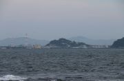 防波堤から見た篠島