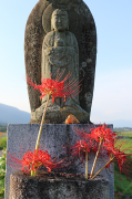 お地蔵さんと彼岸花