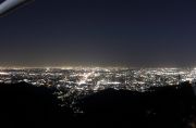 岐阜城天守閣から望む愛知県の夜景