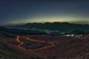 亀山峠から望む夜景