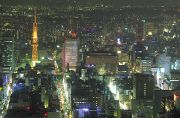 テレビ塔を含む夜景